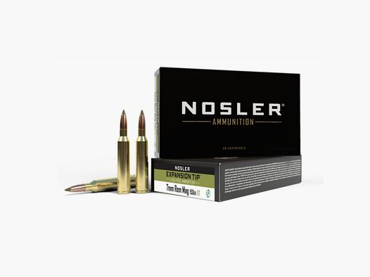 ETA 7mm Rem Mag 150g bleifreie expansive Munition.