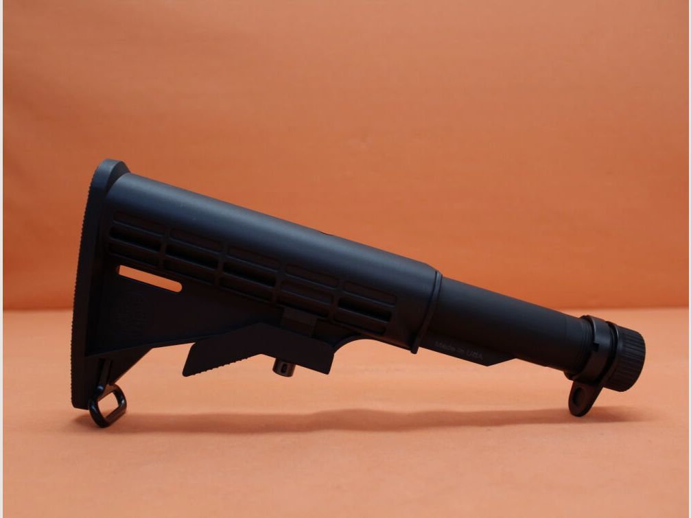 UTG - Leapers AR-15: Buttstock Assembly UTG Carbine Stock 6-Pos. MILSPEC Black (RBU6BM)/ Schubschaft