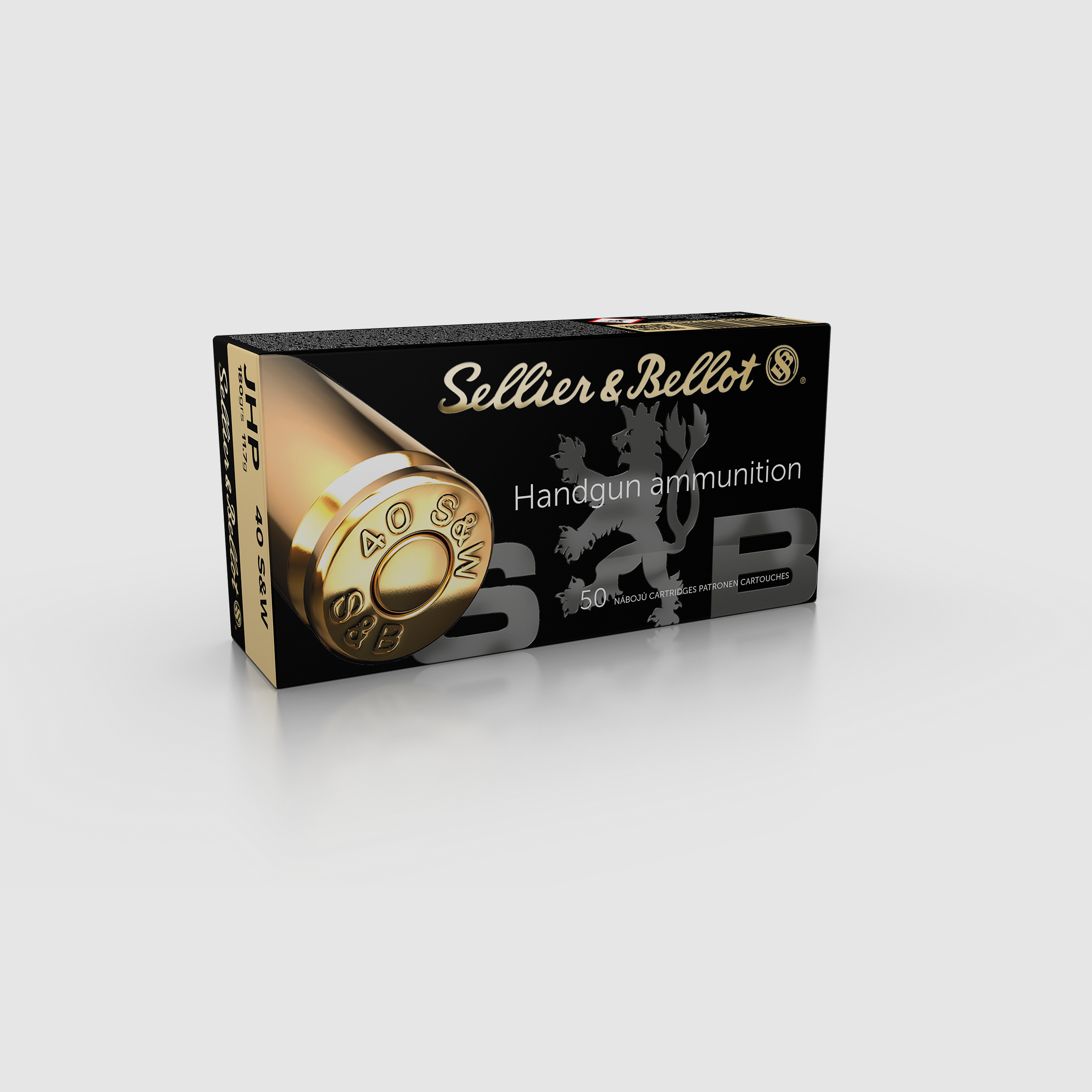 Sellier & Bellot Pistol Ammunition .40 S&W 11.7g Jacketed Hollow Point, image 1 of 2