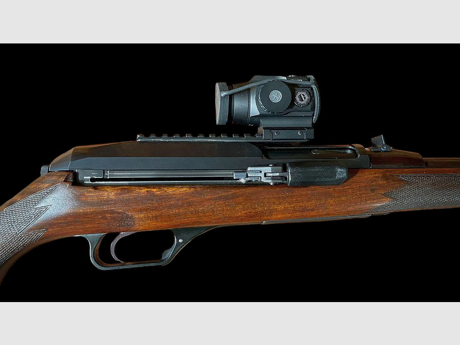 Selbstladebüchse Heckler&Koch HK940 im Kaliber .30-06Spr. mit Hawke Pirsm Sight auf Picatinny Rail