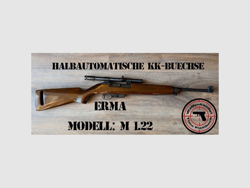 halbautomatische Büchse ERMA Modell: E M 1.22 im Kaliber .22lr