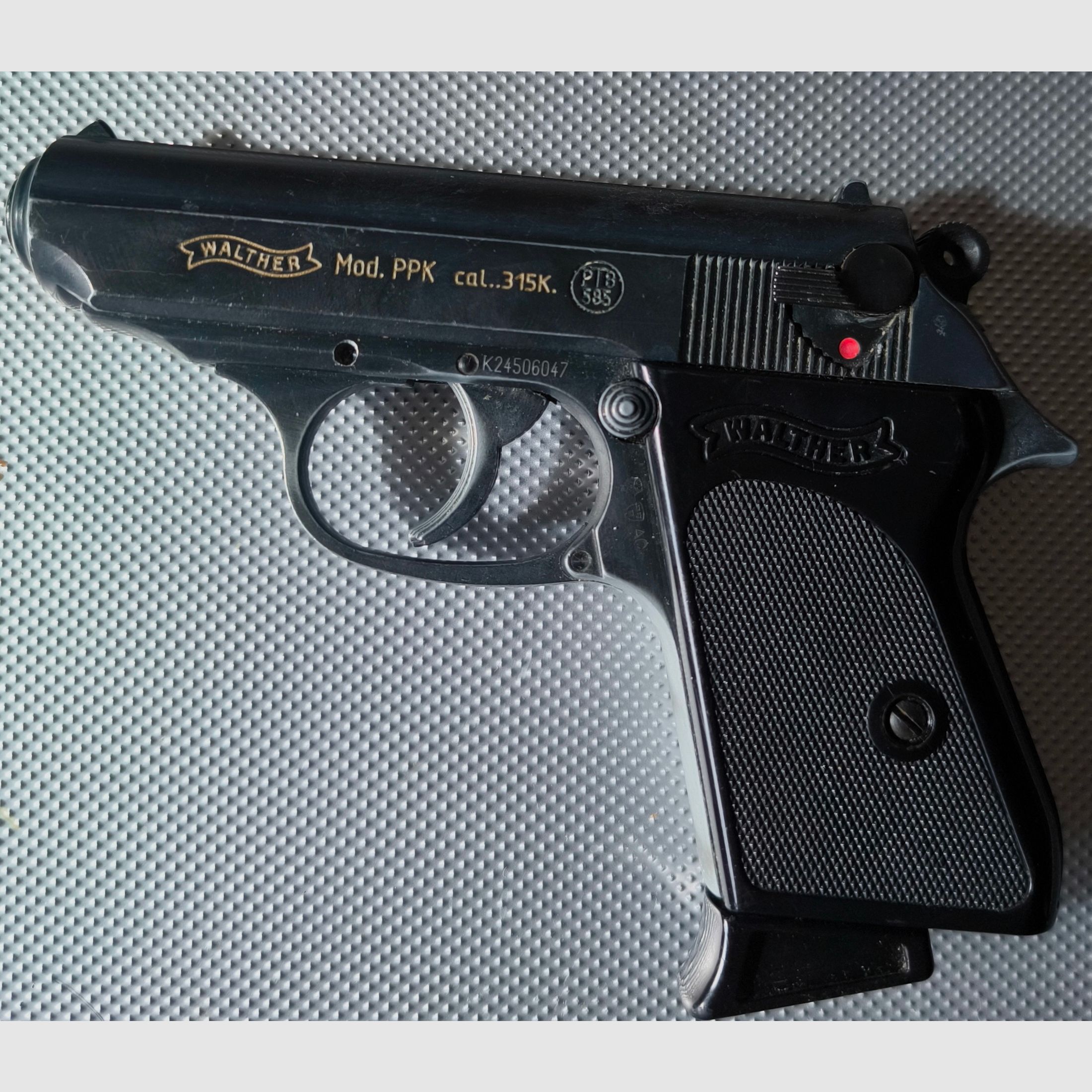 Walther PPK, kaliber 315K, gebruikt, beschuss 2002
