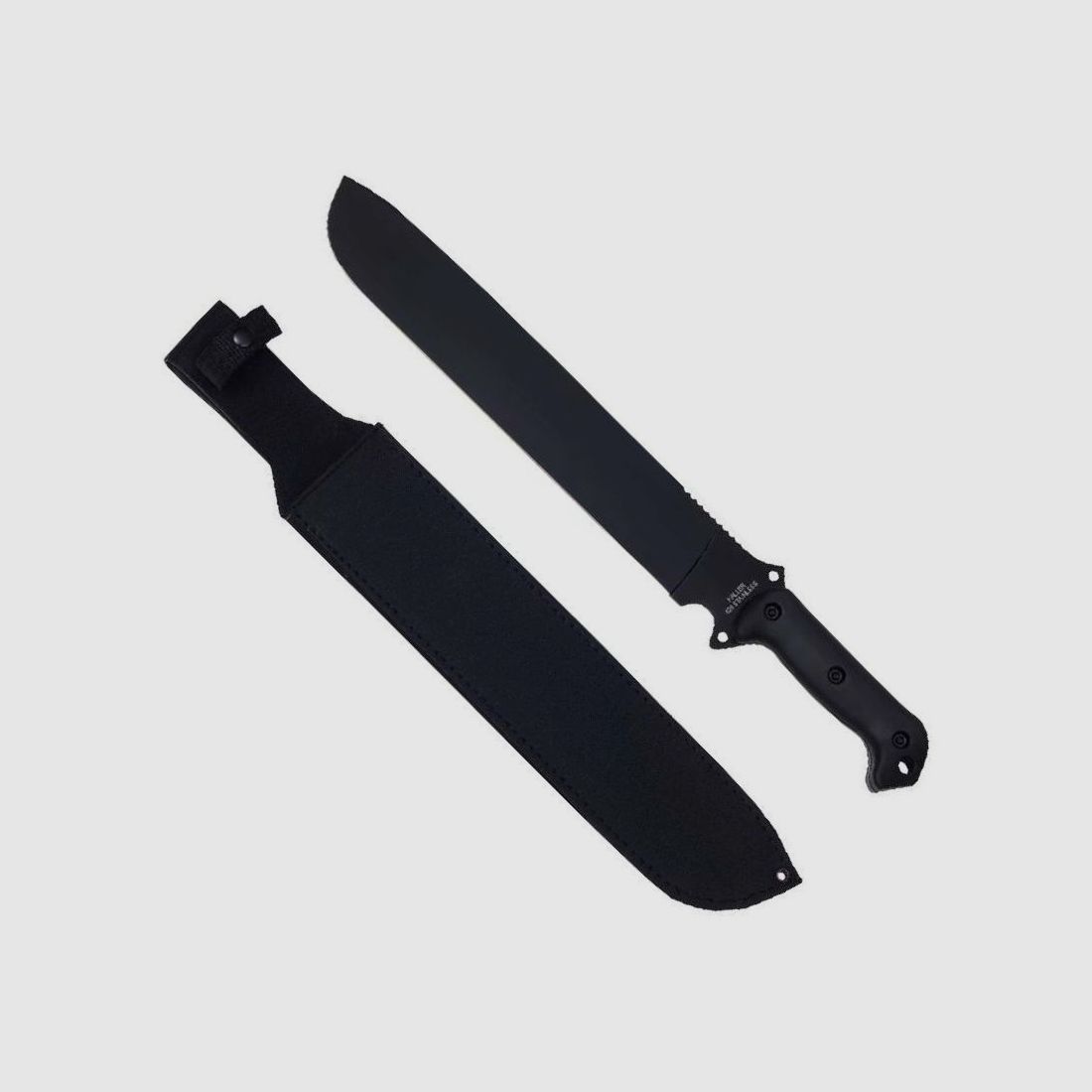 Machete 46cm Klinge 33cm schwarz Kunststoffgriff