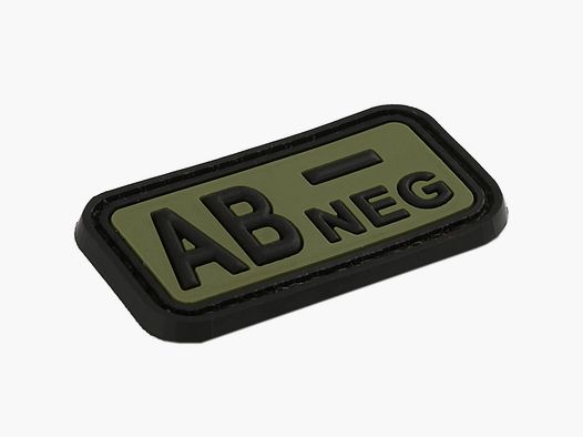 TAP Tactical Patches TAP 3D Blutgruppenpatch AB Neg forest