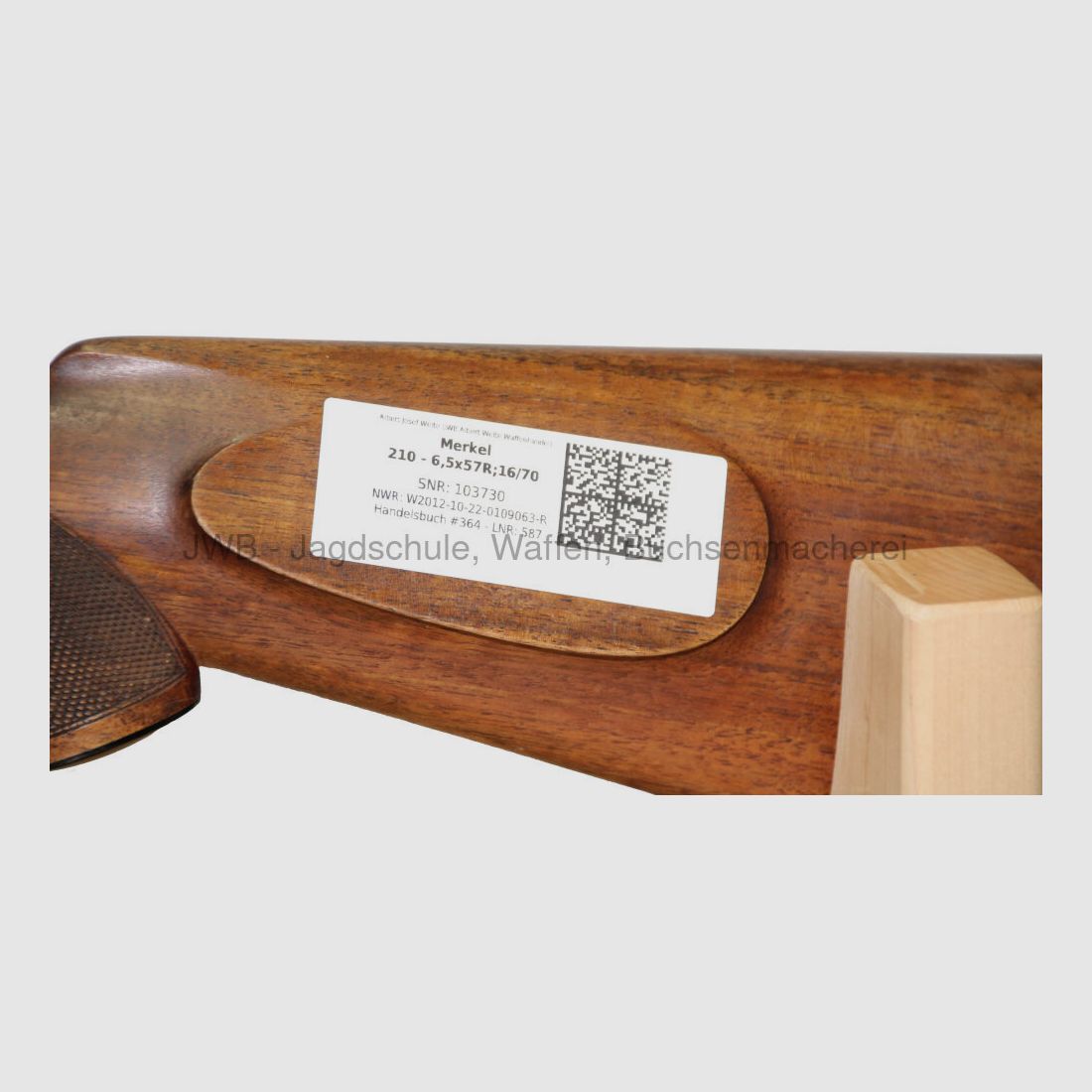 Merkel 210 escopeta de doble cañón con ZFR variable - 6,5x57R - 16/70