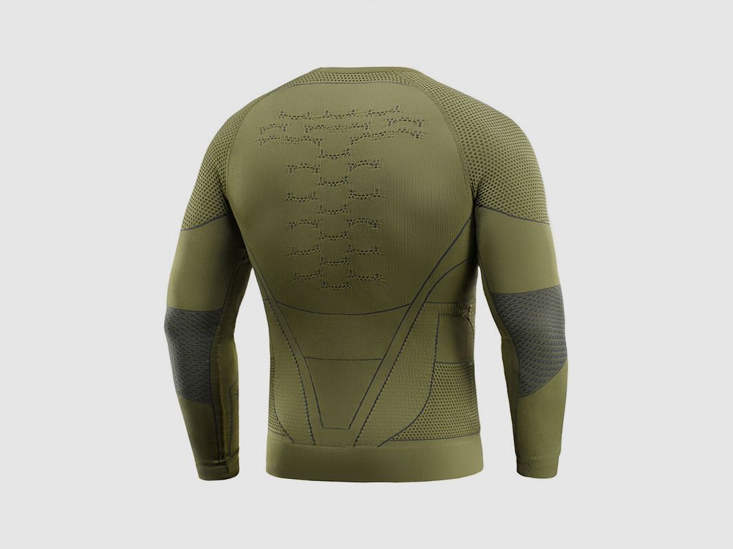 M-TAC – COMPRESSION THERMAL SHIRT | Ranger Green / Dark Grey, image 4 of 12