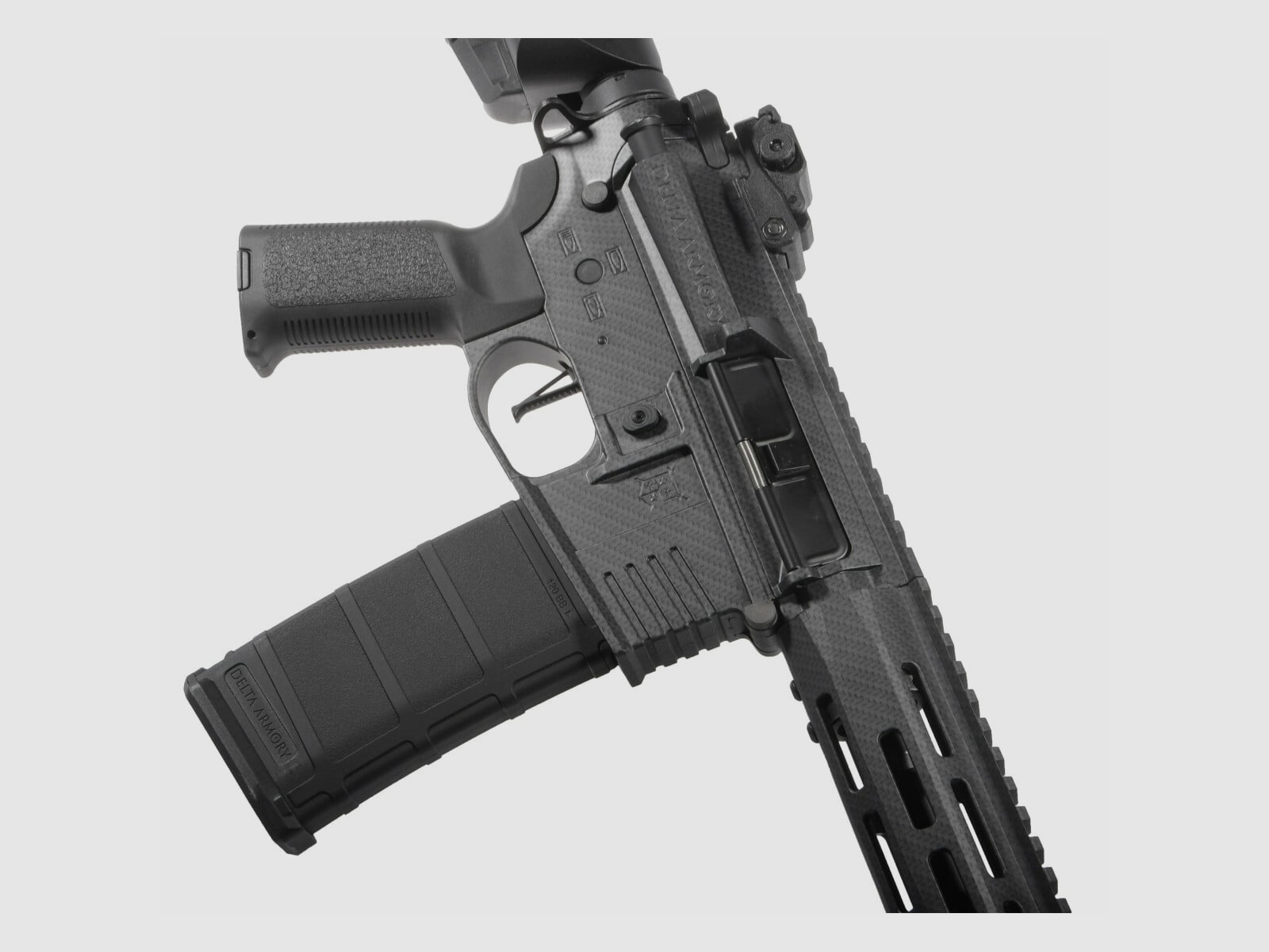 M4 AR15 M-LOK 10 Zoll CHARLIE Carbon S-AEG Airsoft Gewehr Frei ab 18 Jahren | Delta Armory