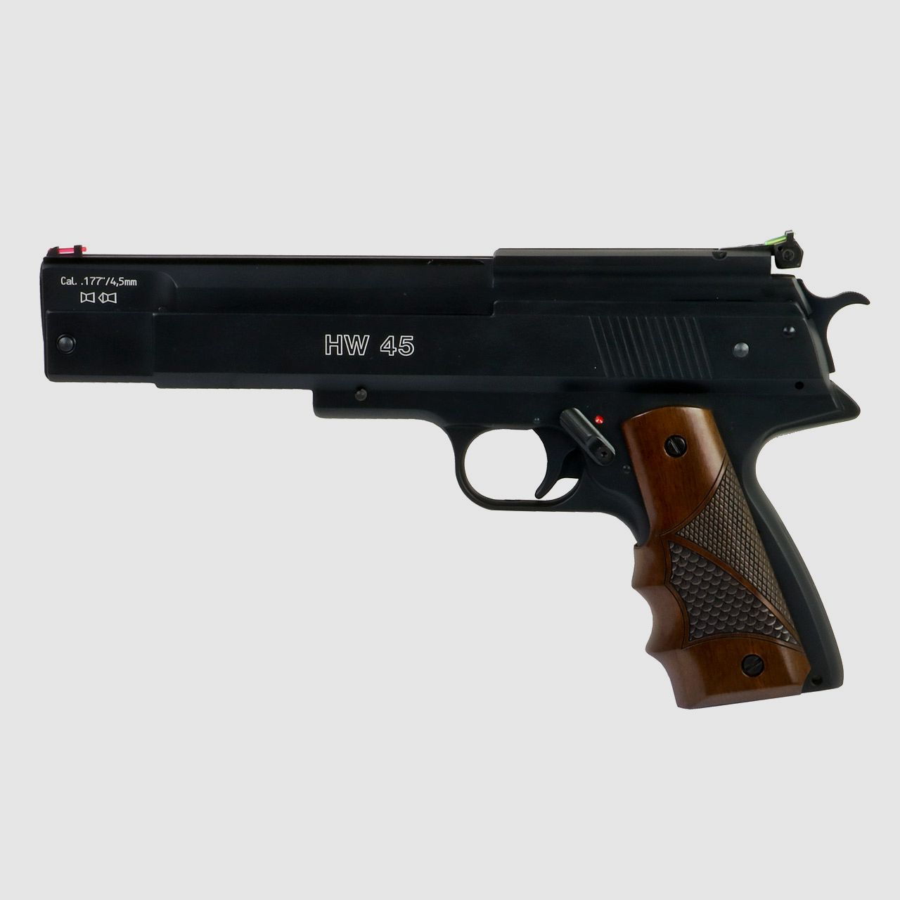 Combat Holzgriffschalen fĂĽr Luftpistole Weihrauch HW45, Fischhaut - Schuppen