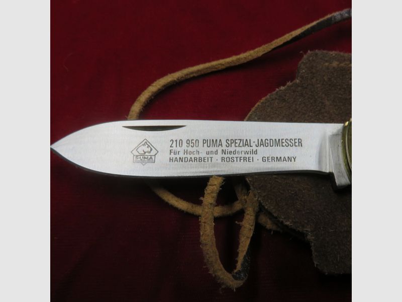 Puma Messer " Graf Kujawski" sehr seltenes Messer