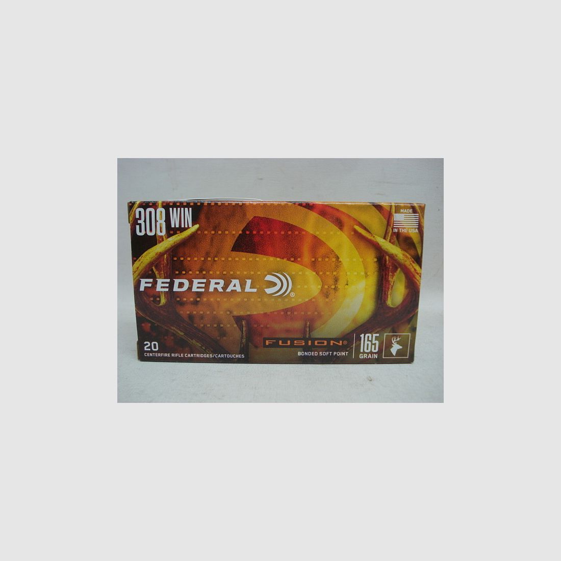 Federal .308Win Fusion - 165gr/10.69g (a20)#F308FS2