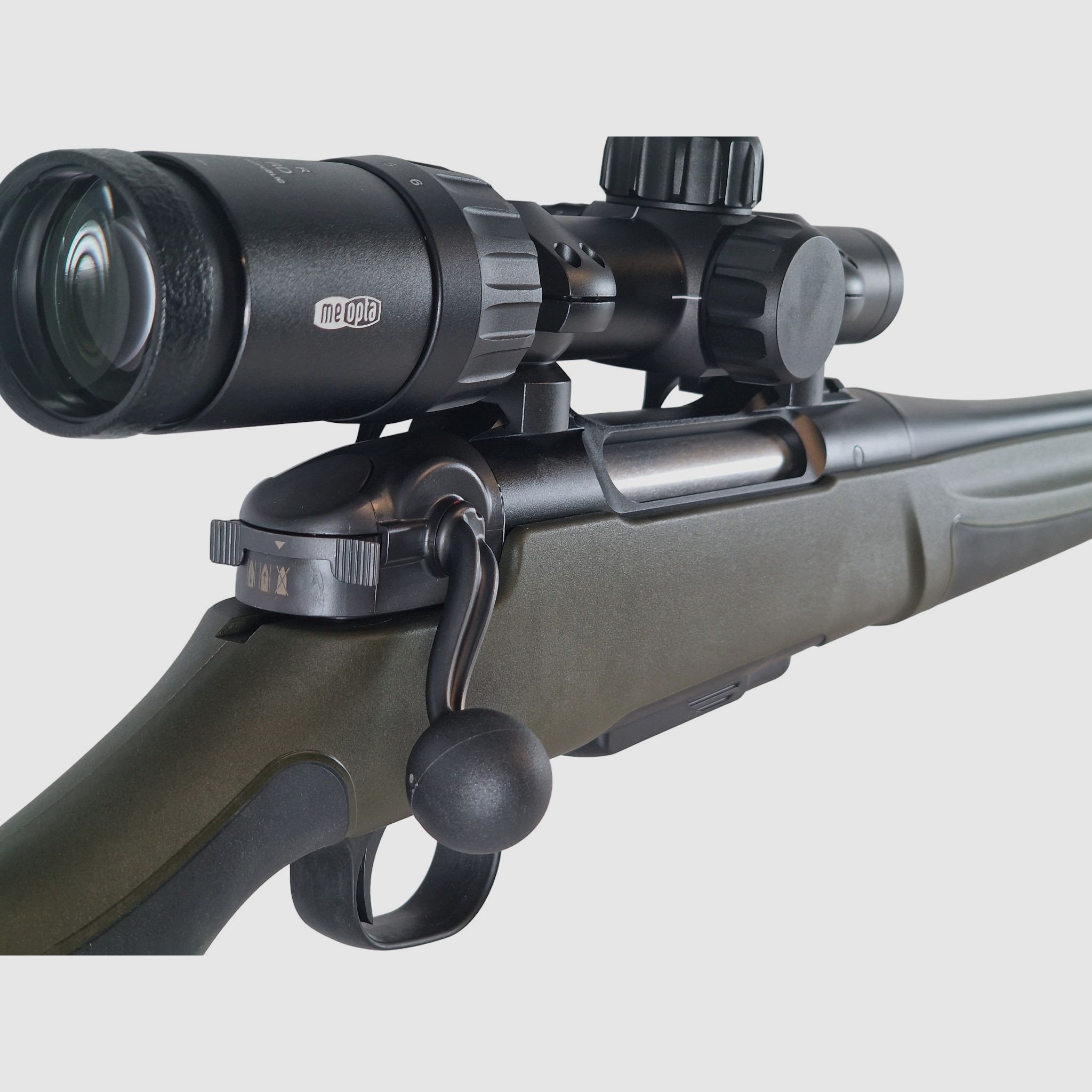 Haenel Jäger NXT im Kal. 308 Win mit Schalldämpfer und Drückjagd Glas Meopta 1-6x24 LP