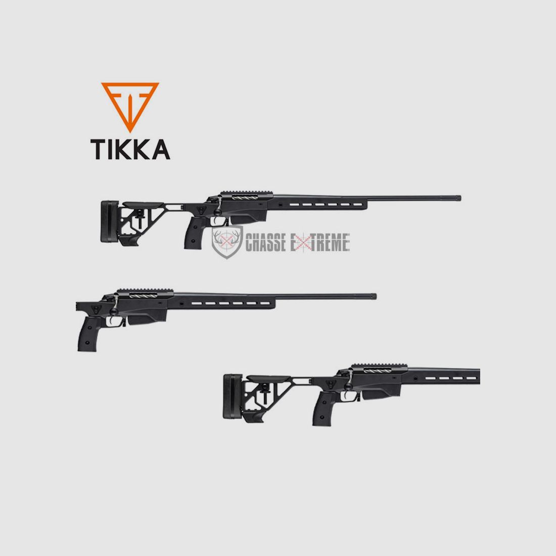 TIKKA T3X Ace Game Schwarz Stahl 62cm