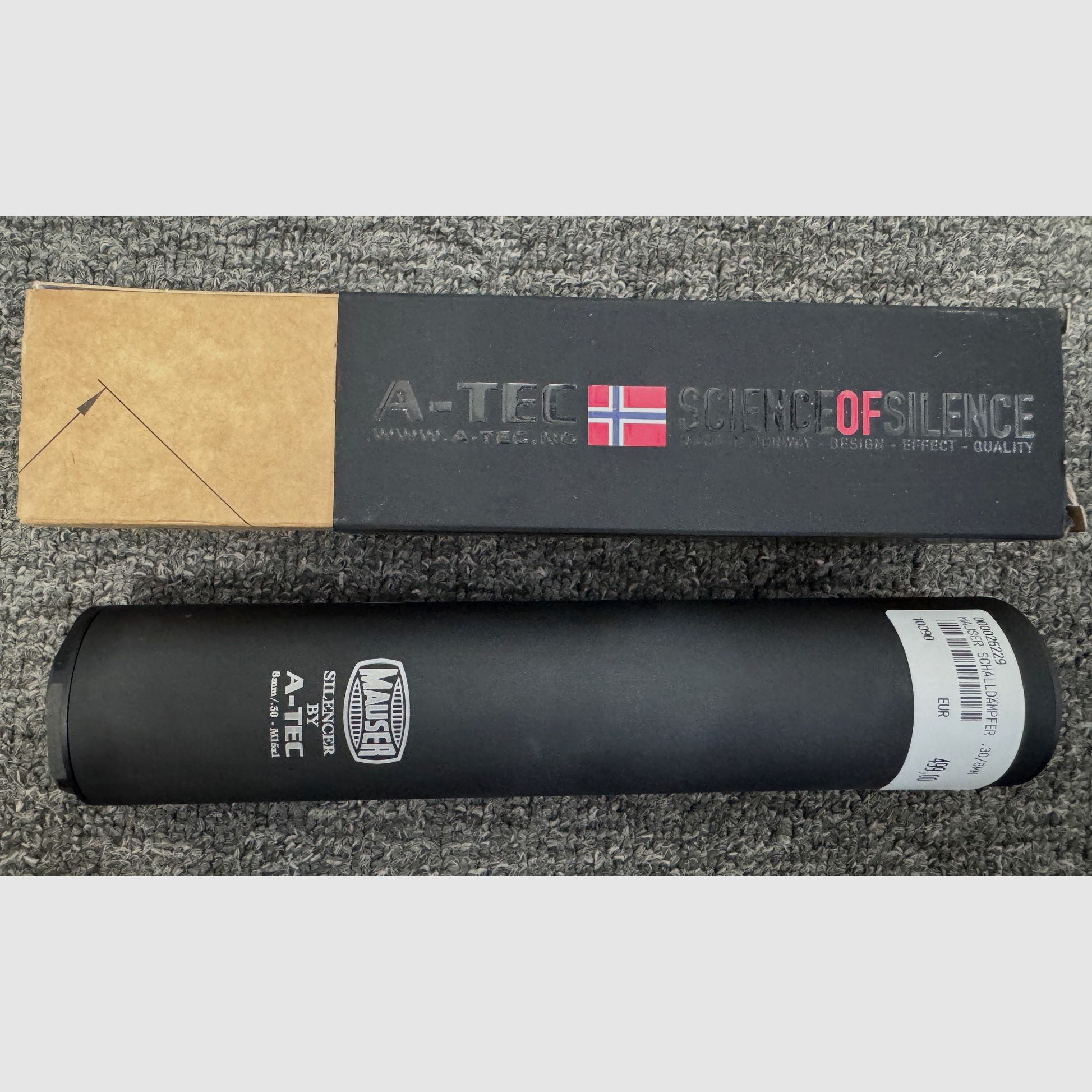 Mauser silencer by A-TEC .30 to 8mm M15x1