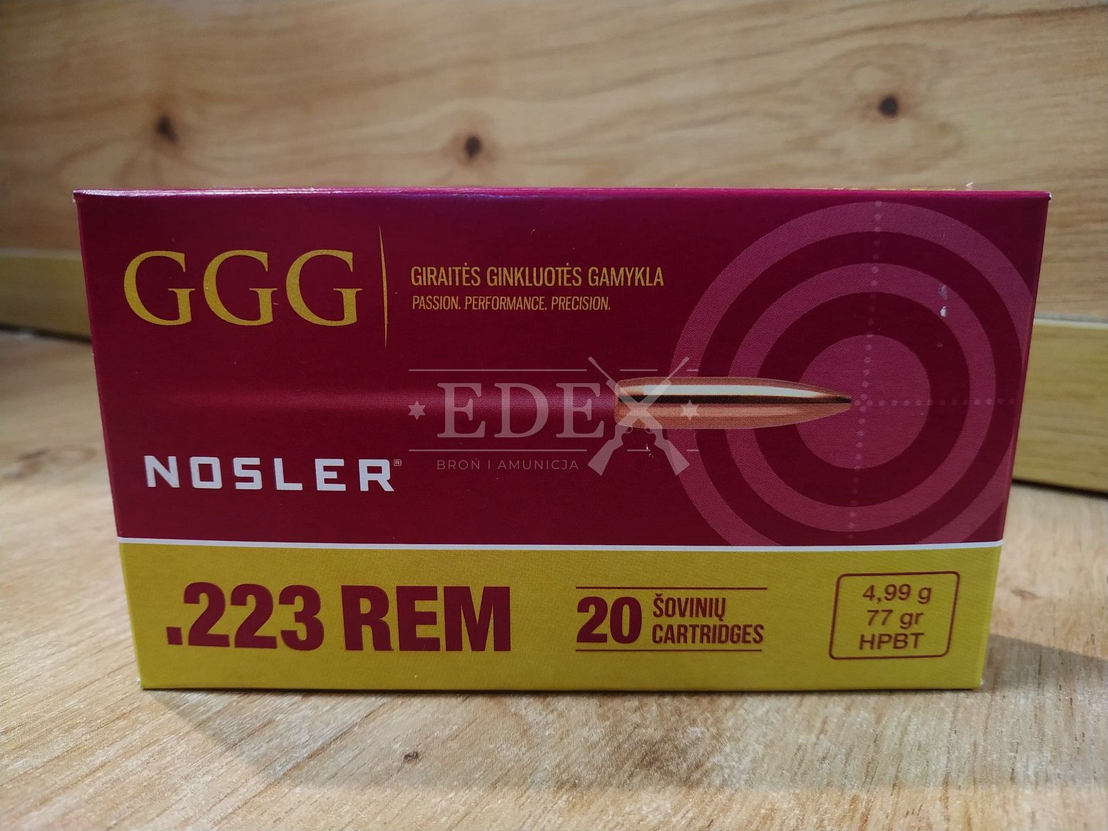 Amunicja GGG .223Rem GPR14 77gr HPBT NOSLER