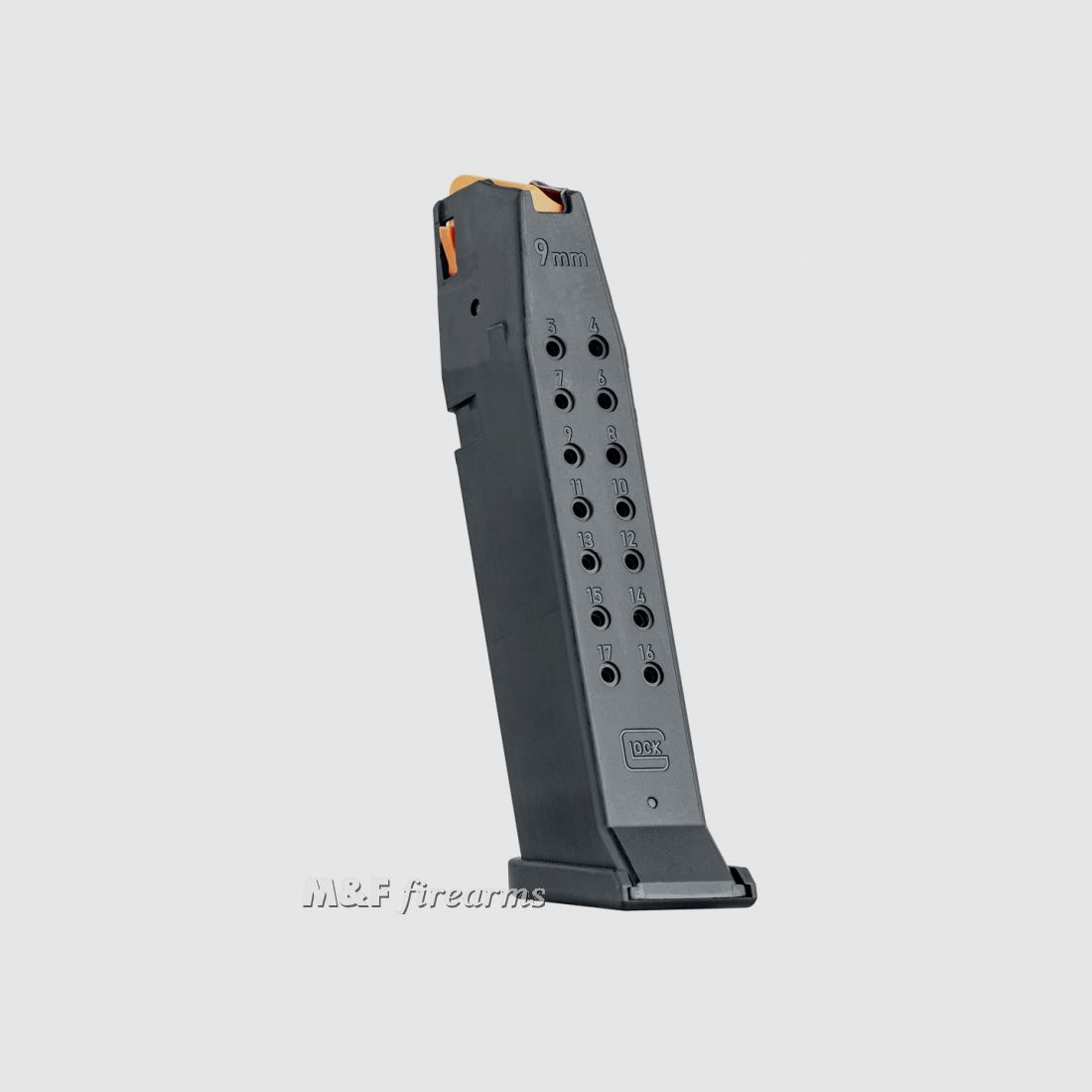 Magazin für Glock 17 Gen5 17 Schuss Kaliber 9 mm P.A.K.