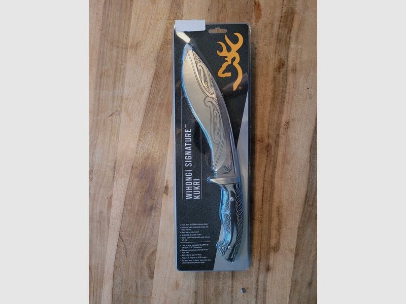 Browning khukari Messer, Wihongi Signature Kukri