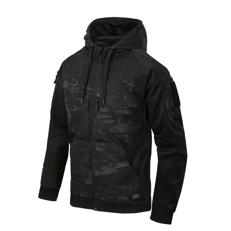Helikon-Tex - Bluza ROGUE Hoodie (FullZip) - Czarny / MultiCam® Black - BL-RHF-PO-010CA, zdjęcie 1 z 6