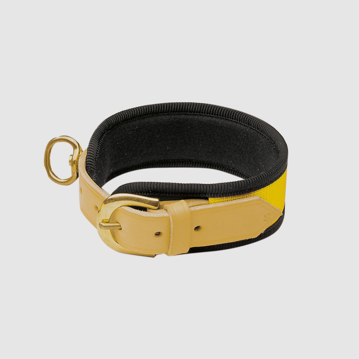 AKAH lasband speciaal neongeel van Fahl leer