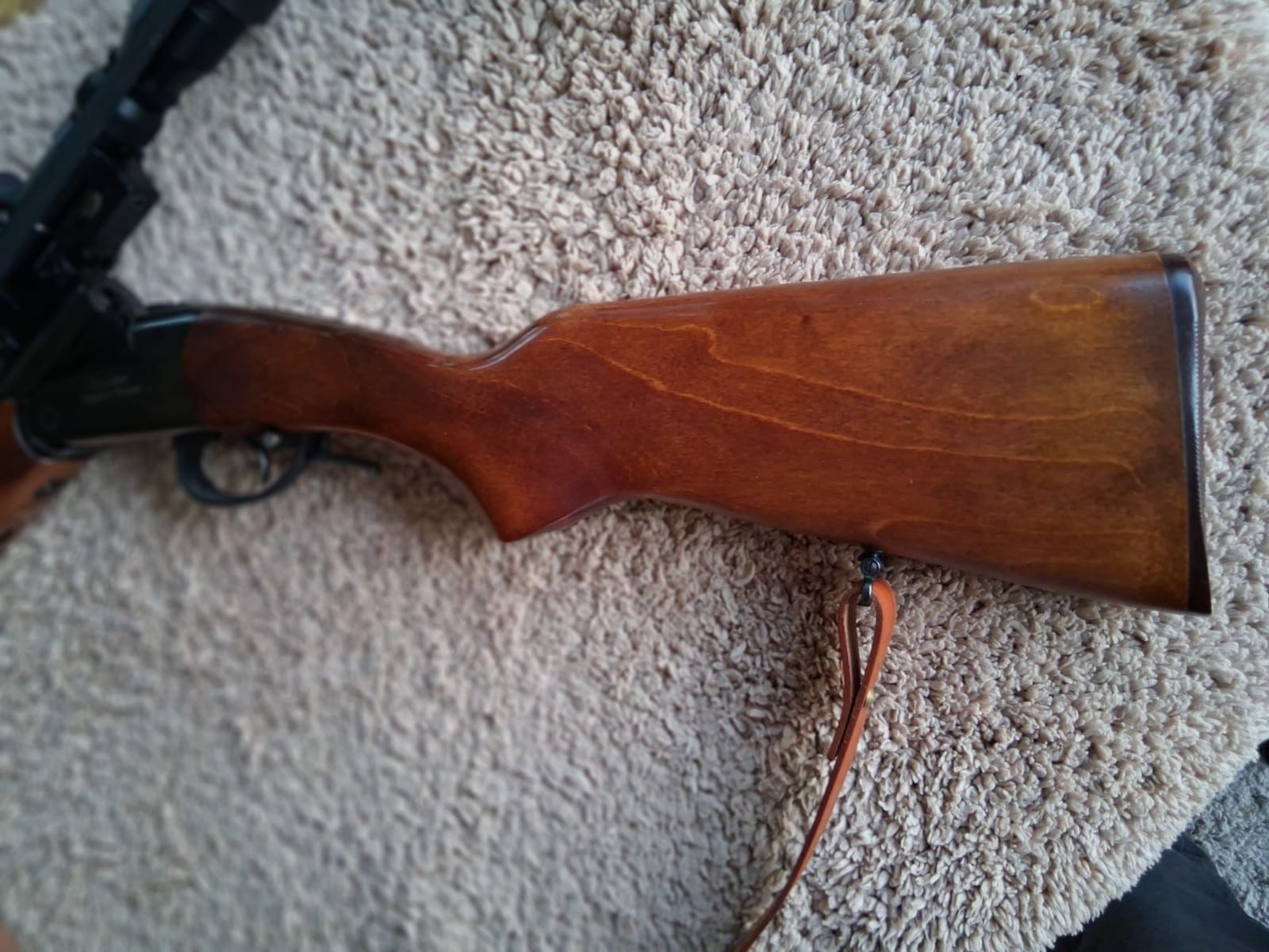 Langwaffe Baikal Kipplaufbüchse 222 Rem. mit Zielfernrohr 3-9x40