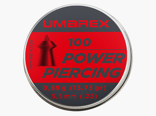 Hohlspitz Diabolos Umarex Power Piercing Kaliber 5,5 mm 0,89 g glatt eingesetzte Spitz 100 StĂĽck