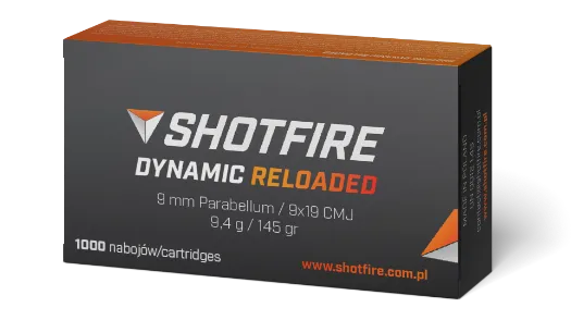Amunicja 9mm Luger Shotfire 9,7G 145gr CMJ Dynamic