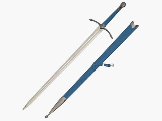 Schwert Gandalf Filmschwert mit blauer Scheide