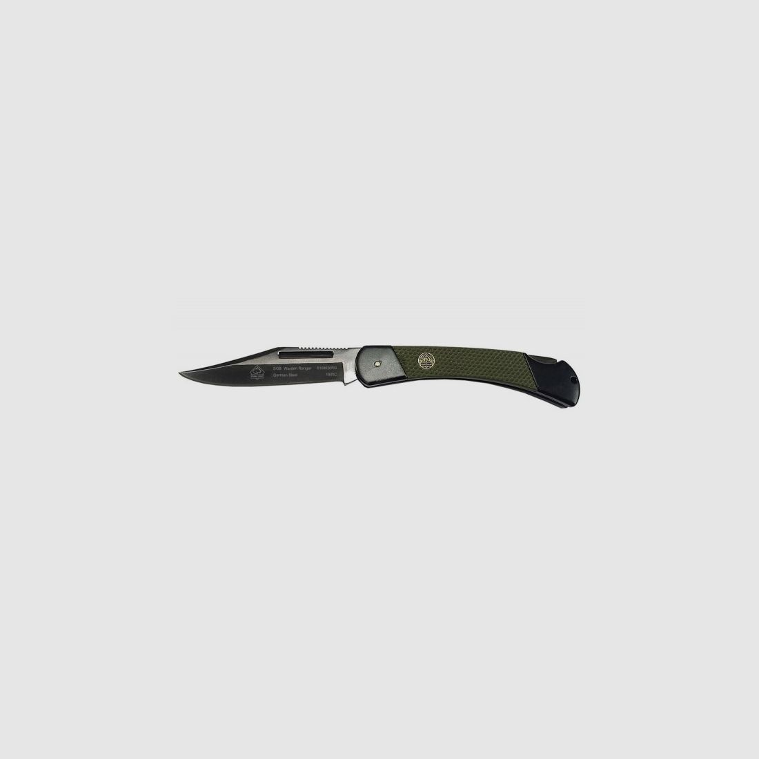 PUMA SGB warden ranger, G10 Olivgrün, schwarz eloxiert