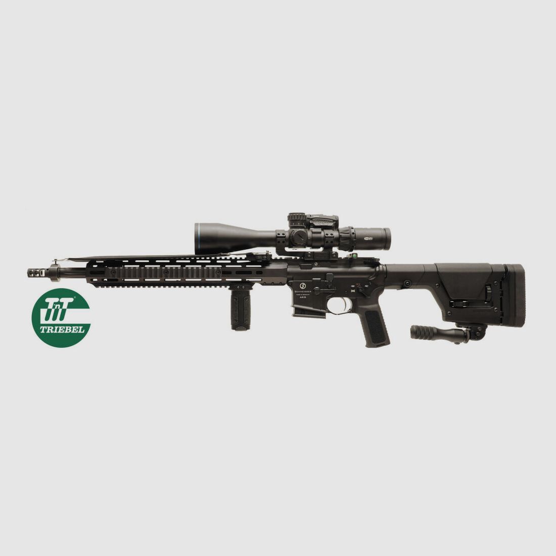 Schmeisser SL rifle AR15 DMR -18' with scope