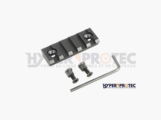 Picatinny-Schiene Keymod M-lok 5,5 cm mit 5 Slots