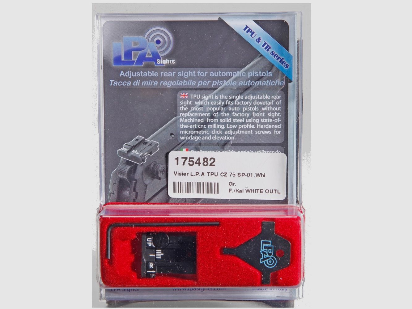 Visier TPU für CZ 75 SP-01
