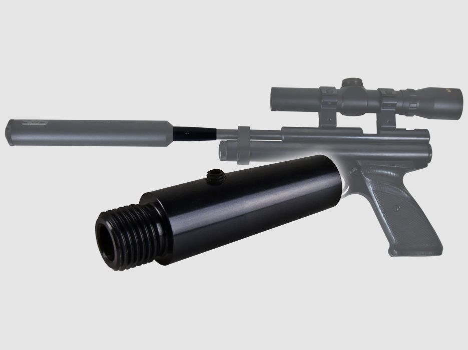 1/2 UNF Universal- SchalldĂ¤mpferadapter fĂĽr LĂ¤ufe mit 11,05 mm Durchmesser, passend fĂĽr z.B. Crosman 2240