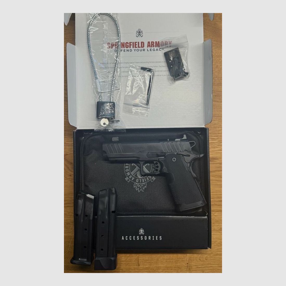 Springfield Armory 1911 DS Prodigy AOS 4.25" Comp Noir