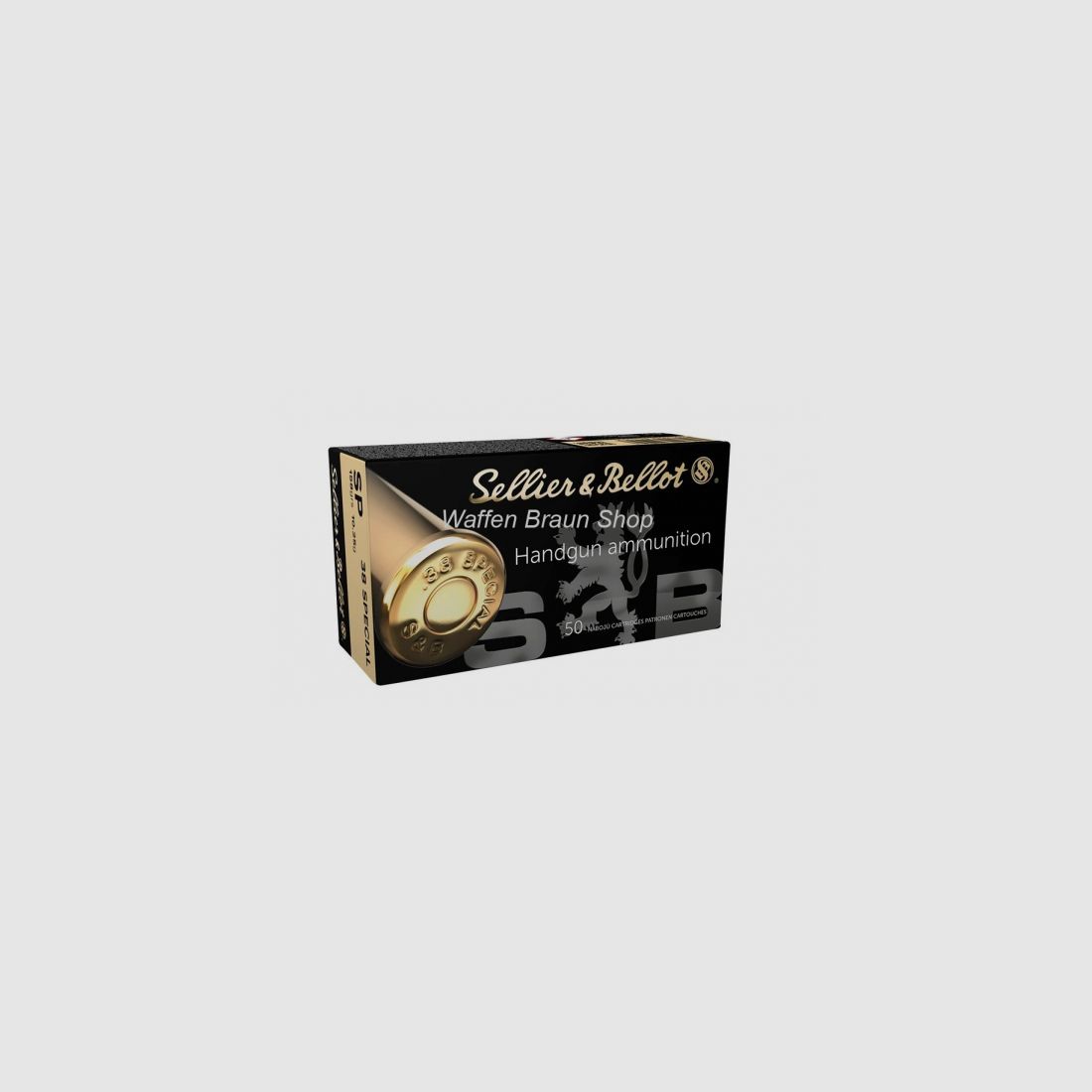 S+B .38Spec. SP 158grs. 50St