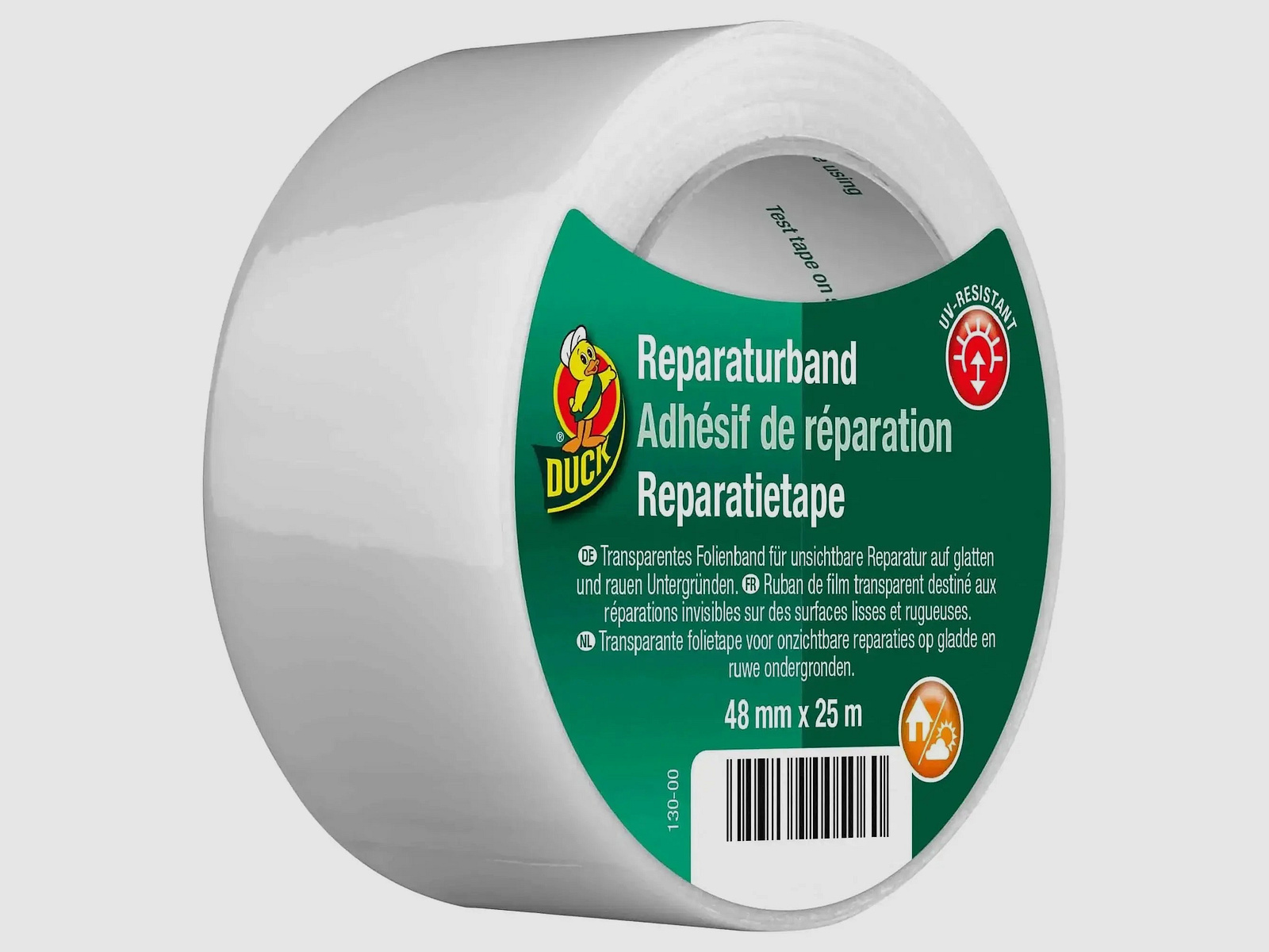Duck Tape Duck Tape Ruban de réparation 48 mm x 25 m transparent