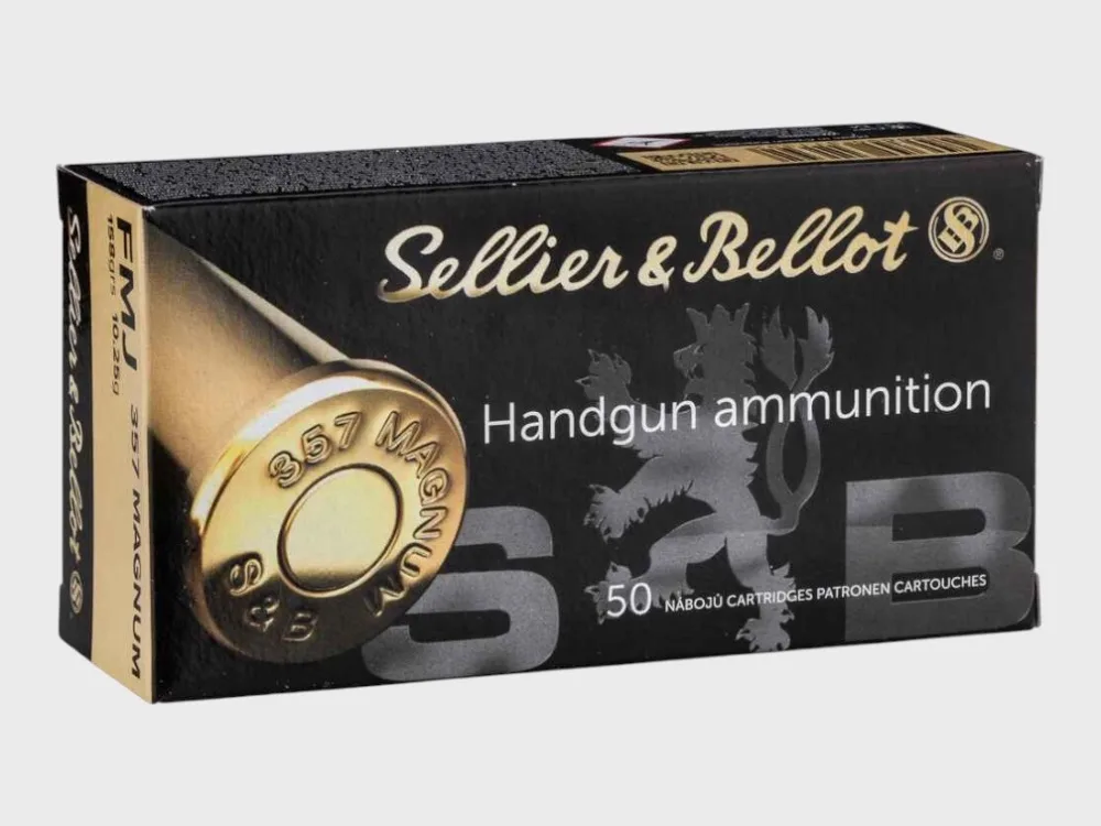 Sellier & Bellot .357 Mag. FMJ 158grs. / 1000 pz., immagine 1 di 2