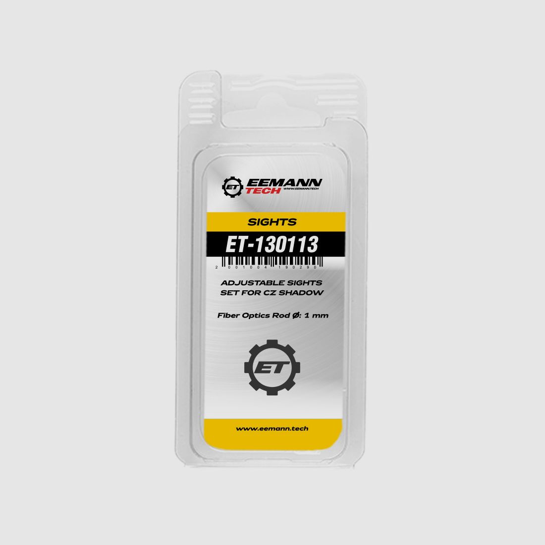 Eemann Tech Adjustable Sights Set for CZ Shadow, diameter: 1.5 mm, image 3 of 3
