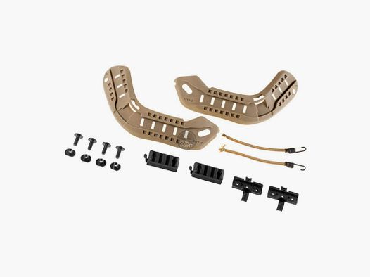 FMA MICH 2000 Rail Set-Dark Earth