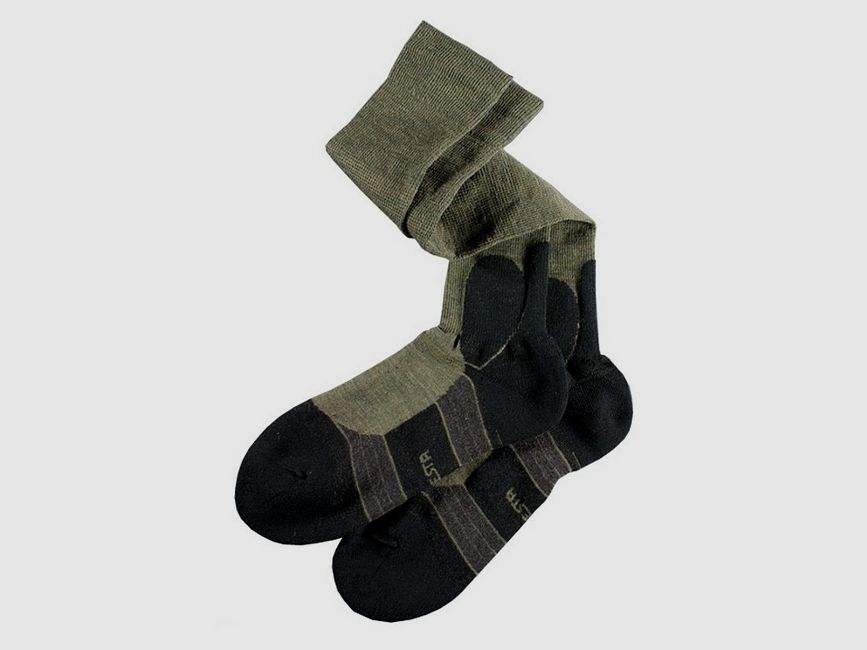 Foresta Kniestützstrumpf Merino 47-48 Oliv
