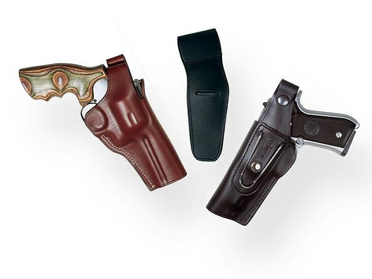 SICKINGER Holster (Leder) f. Glock 17/22/31/37 63318  -G-Man  braun
