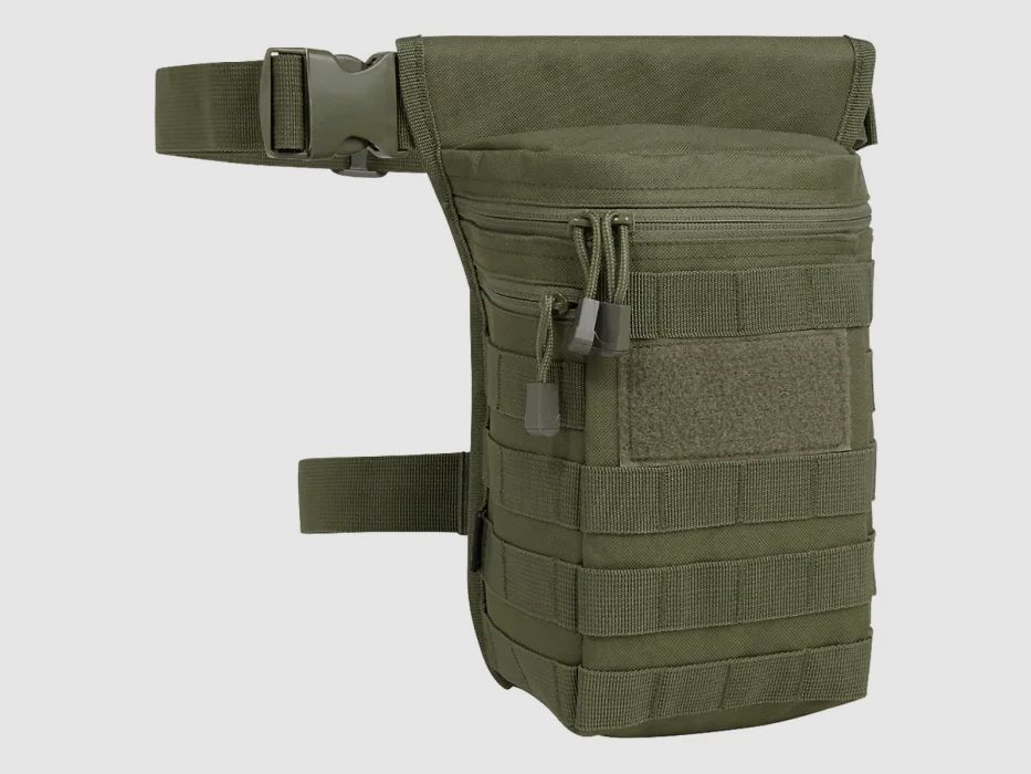 Heuptas met dijbevestiging "Side Kick Bag No. 2" - Olijf