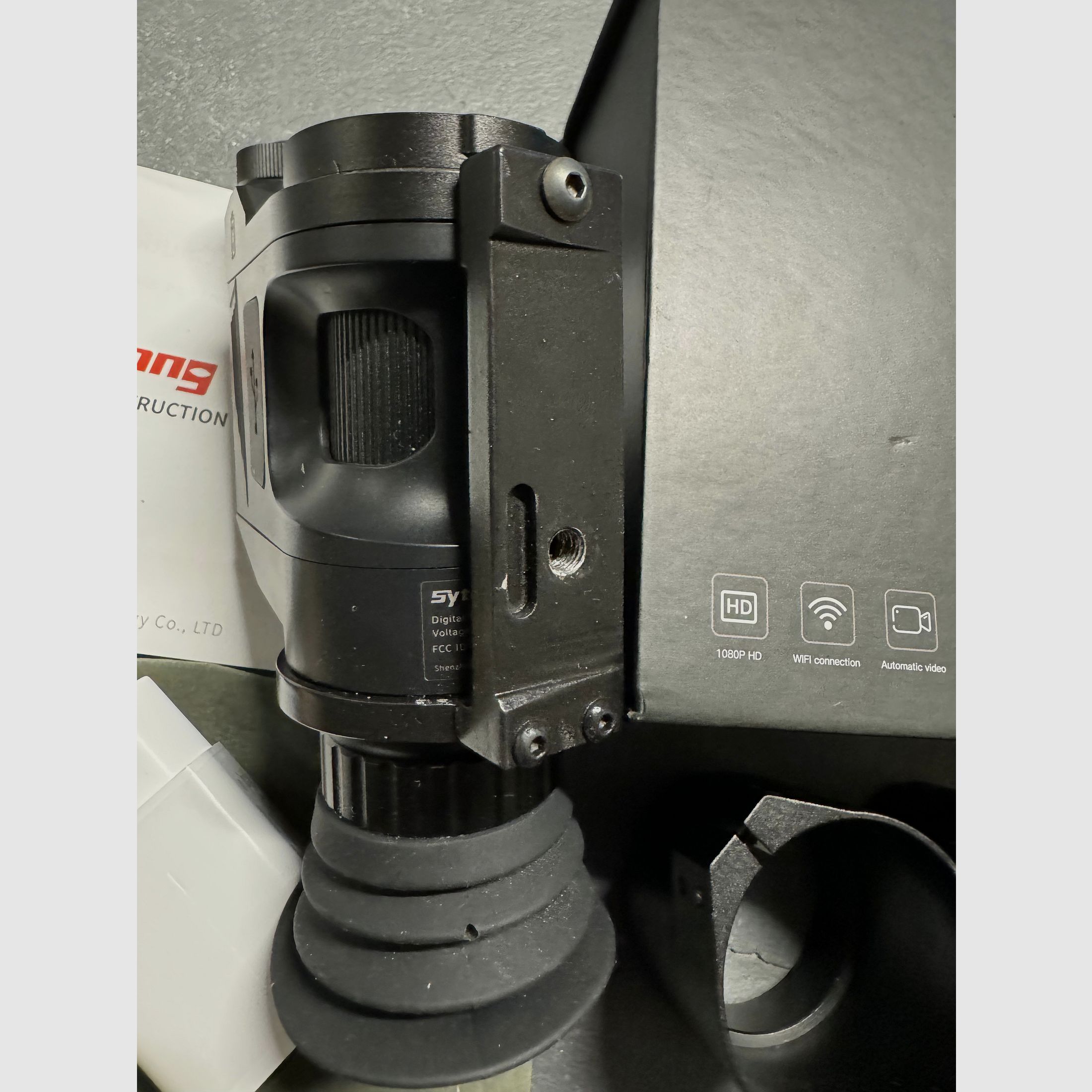 Nachtsichtgerät Waffen- und Helmmontage Sytong HT 66 German Ed. mit IR Strahler und Helmadapter