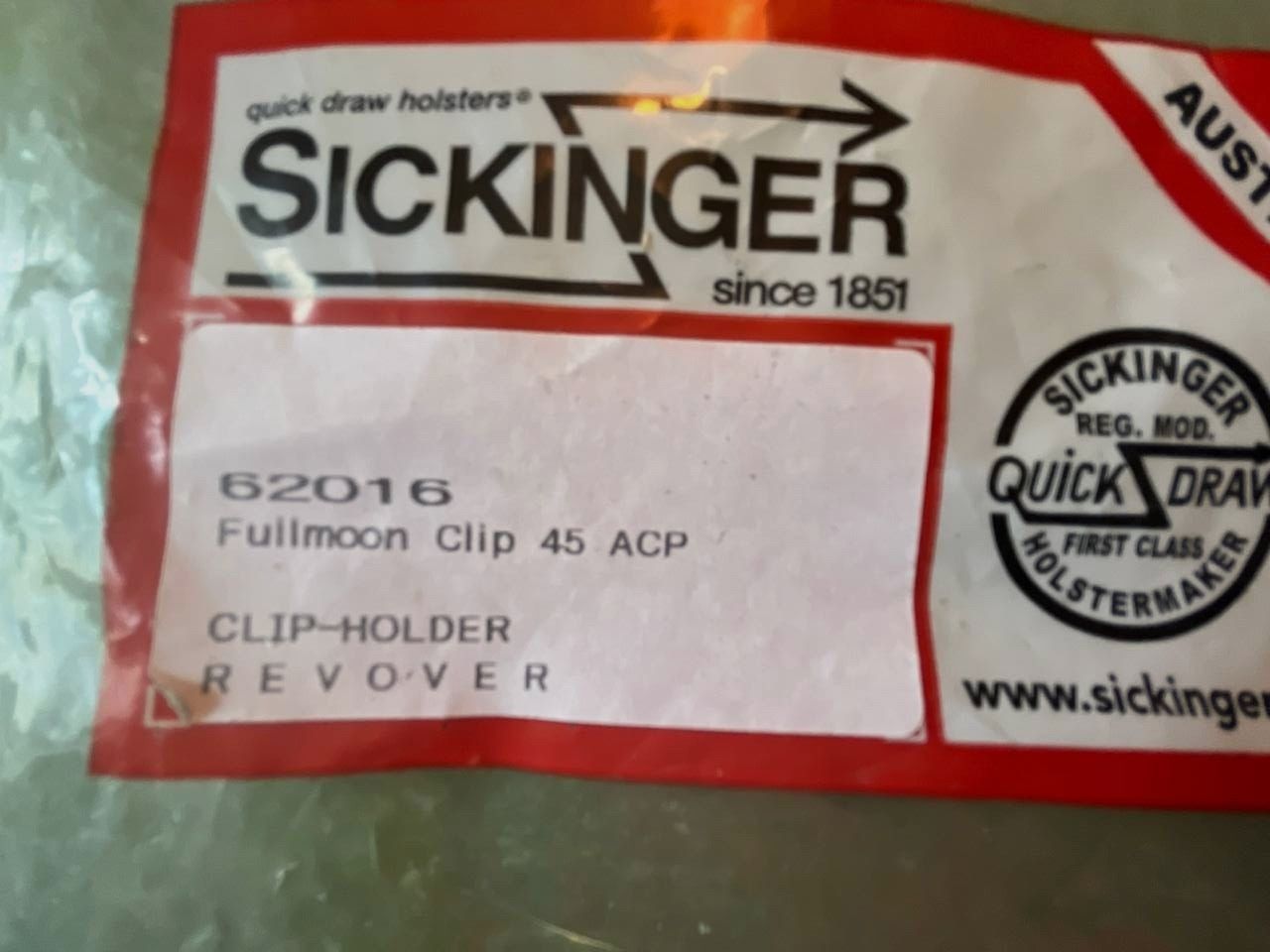 SICKINGER FULLMOON CLIP 45 ACP NEU OVP