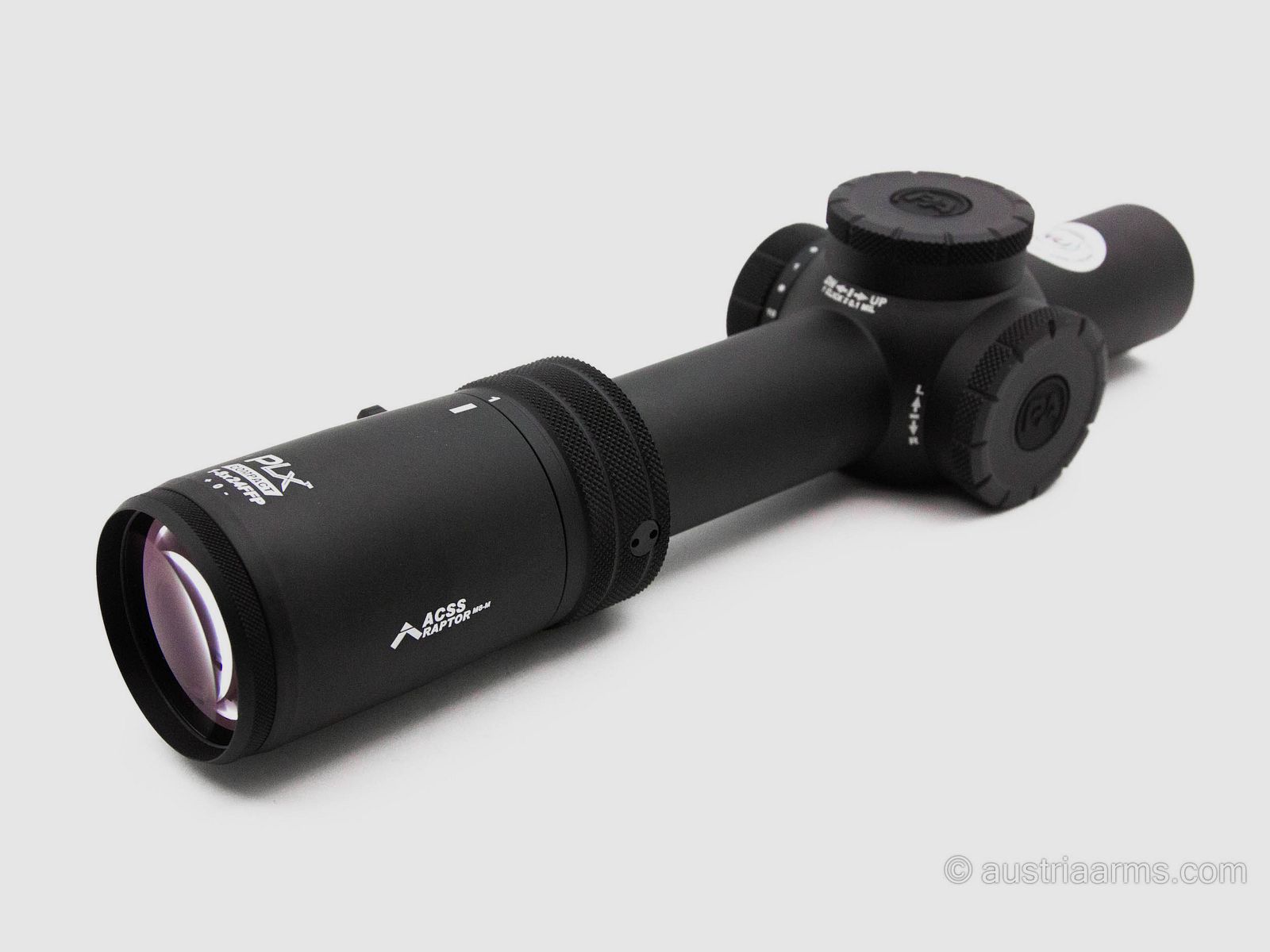 Primary Arms PLx Compact 1–8 × 24 FFP, ACSS Raptor M8 Meter, Bild 1 von 2