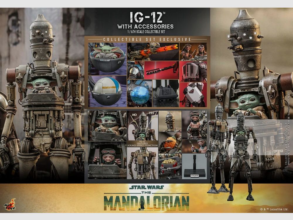 Star Wars: The Mandalorian Actionfigur 1/6 IG-12 mit Zubehör 36 cm | 43175