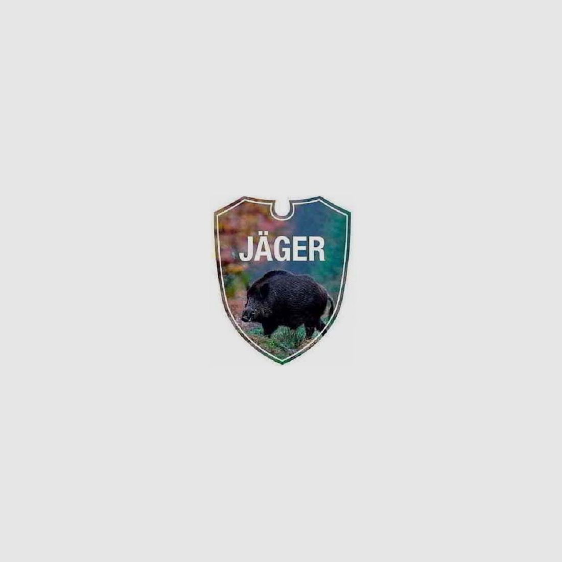 Autoschild Jäger Wildschwein