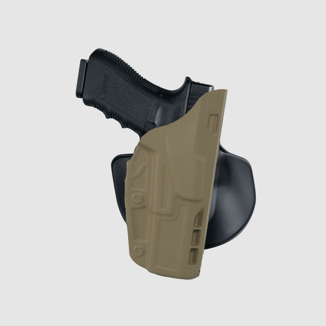 SAFARILAND® 7378 (7TS-ALS) Paddleholster 383* Glock 20.20C.21.21C-Beige-Rechts