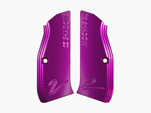 Pannelli grip CZ Shadow 2 una coppia viola lunga - per uso senza funnel