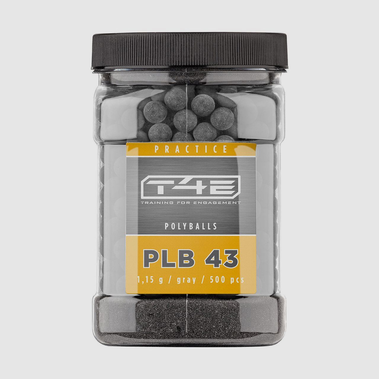 T4E Práctica PLB Calibre .43 Balas de plástico 500 disparos