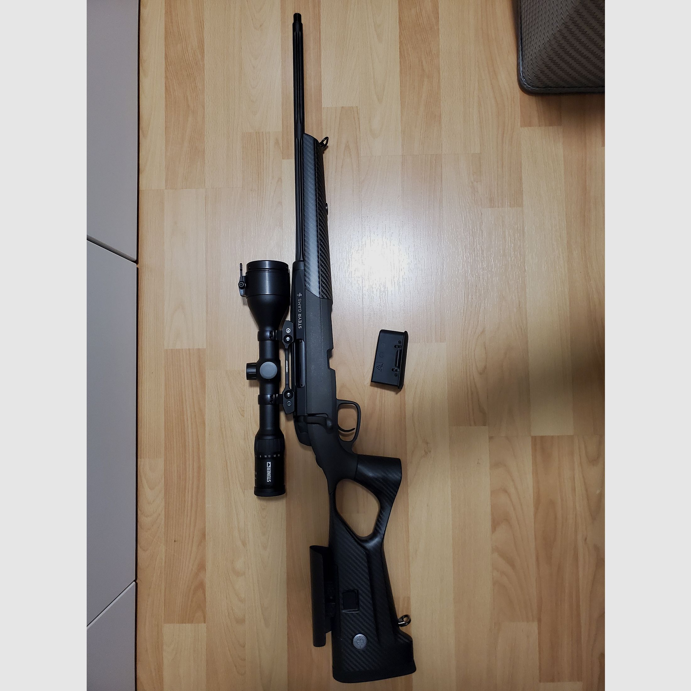 Steyr GAMS CL II, Kaliber .308 inkl. Schalldämpfer Hausken