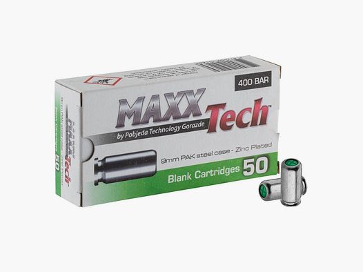 MaxxTech PA Flitskogels x50 - 9 mm PAK